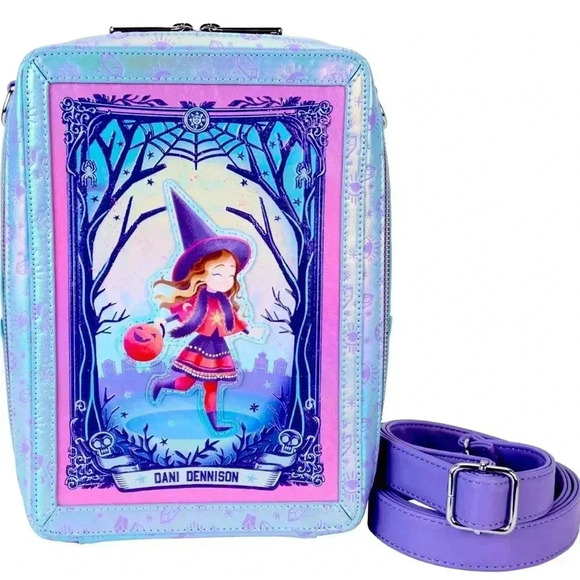Hocus Pocus Tarot Card Iridescent Crossbody Bag Loungefly NWT - Picture 1 of 5
